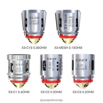 iJOY Disposable Vape TVF4X109 - iJOY Captain x3 nadomestne tuljave (paket 3)