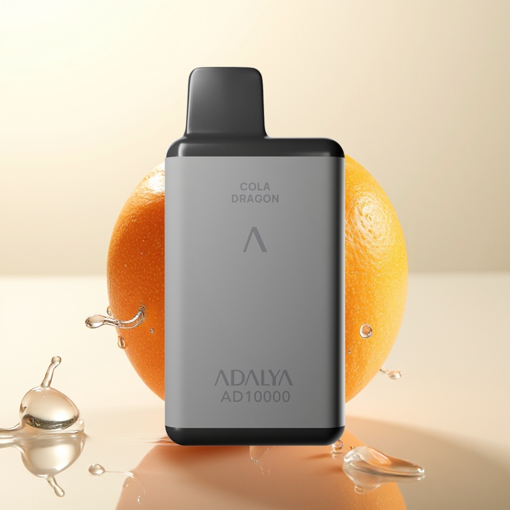 Adalya AD 10000 Puffs Enkratna Vape Mi Amor – Siva, 14 ml E-tekočina, 2% Nikotina, USB-C, 650 mAh