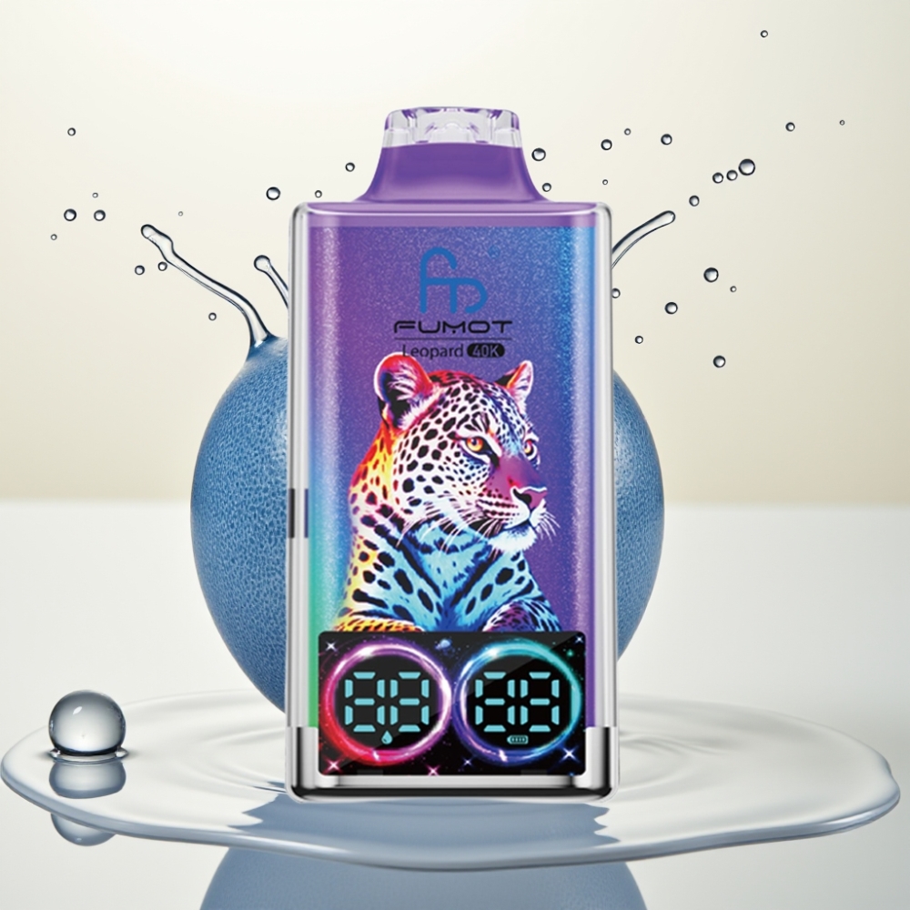 Fumot Leopard 40K Puff Enkratna E-cigareta Mr Blue – 0/2/3/5% Nikotina, 700mAh, Dual Mesh, Type-C, Digitalni Display