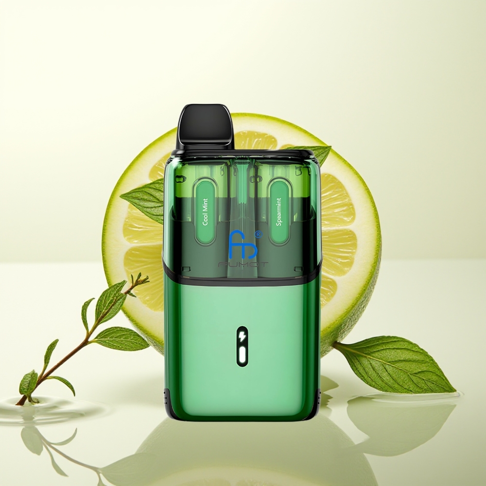 Fumot Ultra T32000 Enkratna E-cigareta Hladna Meta - Poper Meta | 32000 Potegov, 800mAh, 24ml, Type-C, 20mg, Mesh Coil
