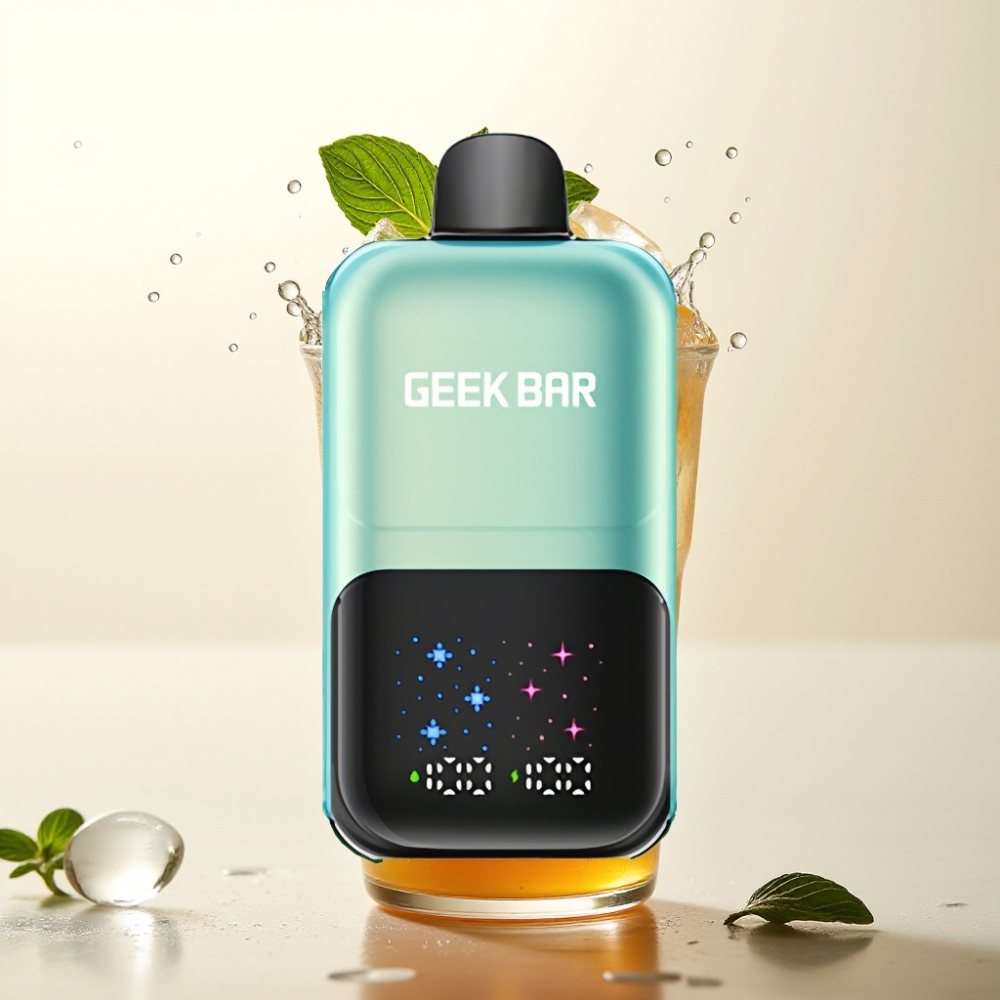 GEEK BAR 2GO 20ml 50000 Potev Dve Seriji Enkratna E-cigareta Hladna Meta Ledena & GEEK BAR 2GO 20ml 50000 Potev Dve Seriji Enkratna E-cigareta