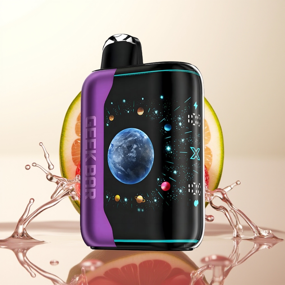 GEEK BAR Platinum Edition 25000 Enkratna E-cigareta Berry Cherry Lime – 25000 Potegov, 20mL E-tekočine, 2% Nikotina, USB-C