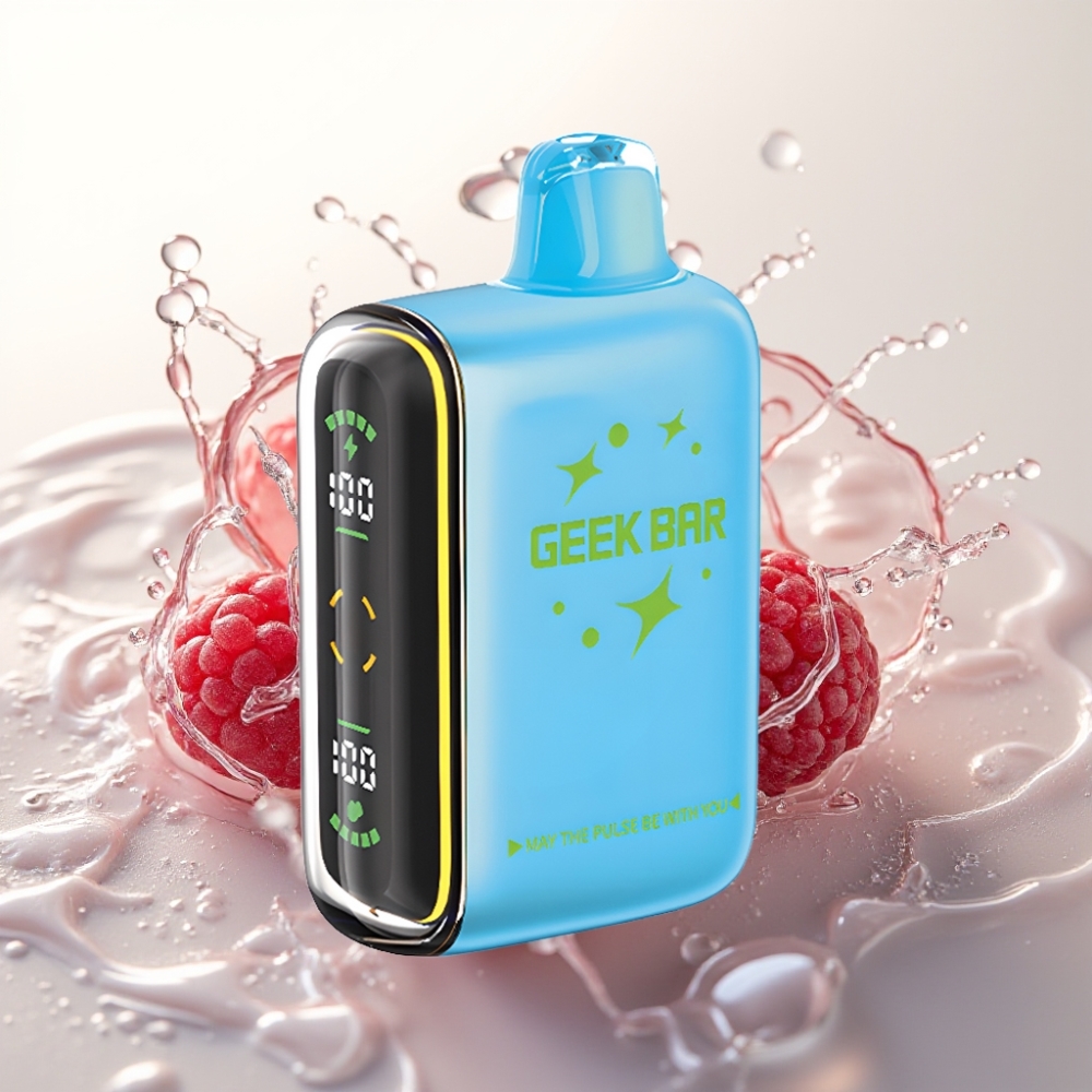 Geek Bar Pulse 15000 Pofov Brez Nikotina Enkratna Vape Naprava s 16ML E-tekočine, Nastavljivim Zračnim Tokom in USB Type-C Polnjenjem