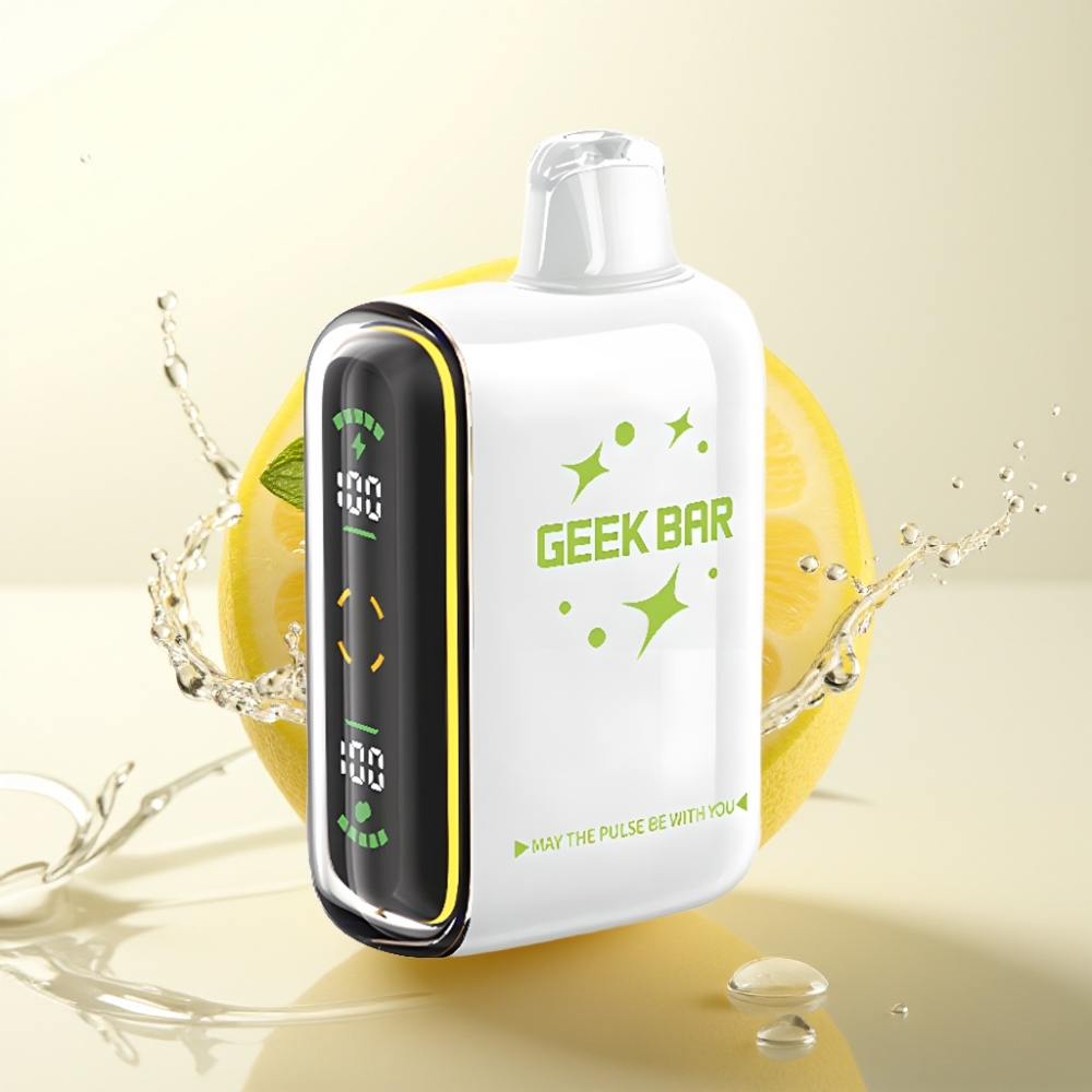 Geek Bar Pulse 15000 Pofov Brez Nikotina Enkratna Vape Naprava s 16ML E-tekočine, Nastavljivim Zračnim Tokom in USB Type-C Polnjenjem