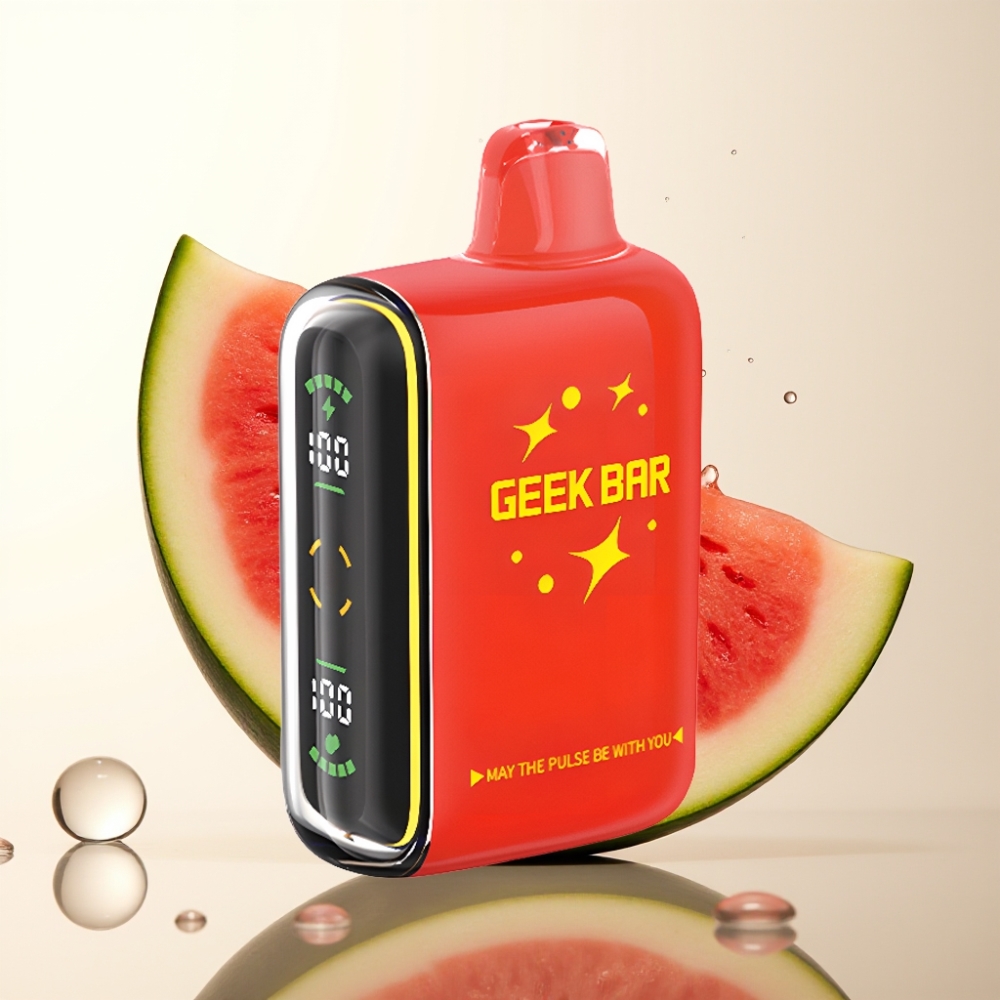 Geek Bar Pulse 15000 Pofov Brez Nikotina Enkratna Vape Naprava s 16ML E-tekočine, Nastavljivim Zračnim Tokom in USB Type-C Polnjenjem