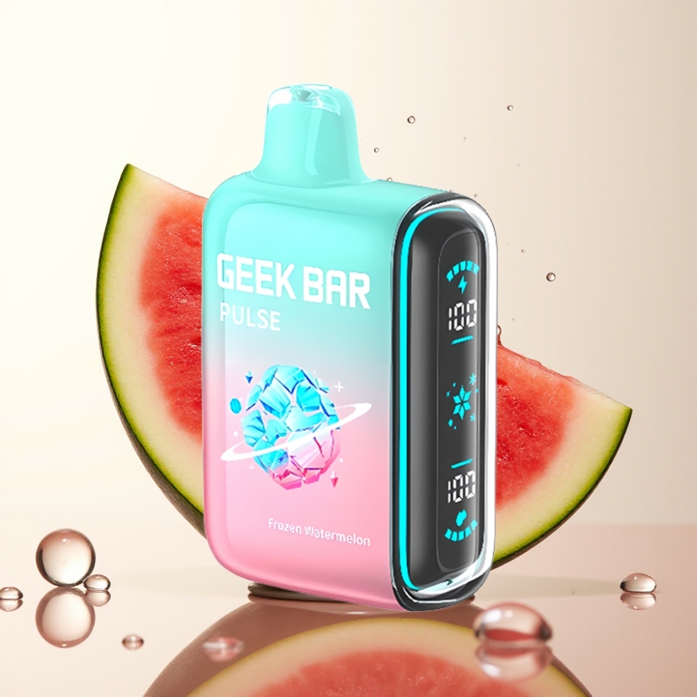 Geek Bar Pulse 15000 Pofov Zamrznjena Edicija – 16ML E-tekočina, 5% Nikotina, Nastavljiv Pretok Zraka, 650 mAh Baterija, USB Type-C
