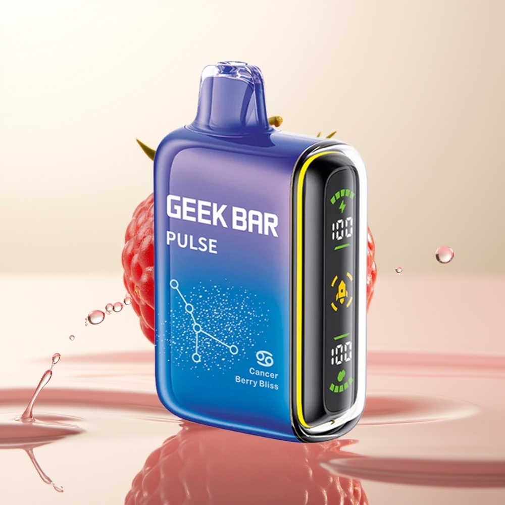 Geek Bar Pulse 15000 Pofov Zodiac Edition – 16ML, 5% Nikotina, 650 mAh, USB Type-C, Nastavljiv Pretok Zraka