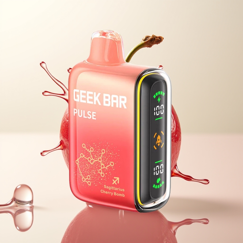 Geek Bar Pulse 15000 Pofov Zodiac Edition – 16ML, 5% Nikotina, 650 mAh, USB Type-C, Nastavljiv Pretok Zraka