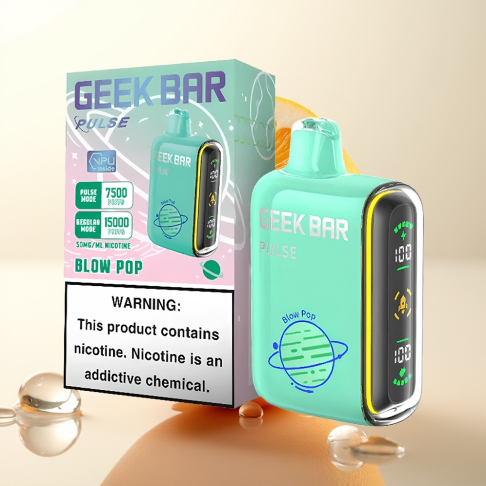 Geek Bar Pulse 15000 Puffov Planet Edition – 16ML, 5% Nikotina, Nastavljiv Pretok Zraka, 650 mAh, USB Type-C