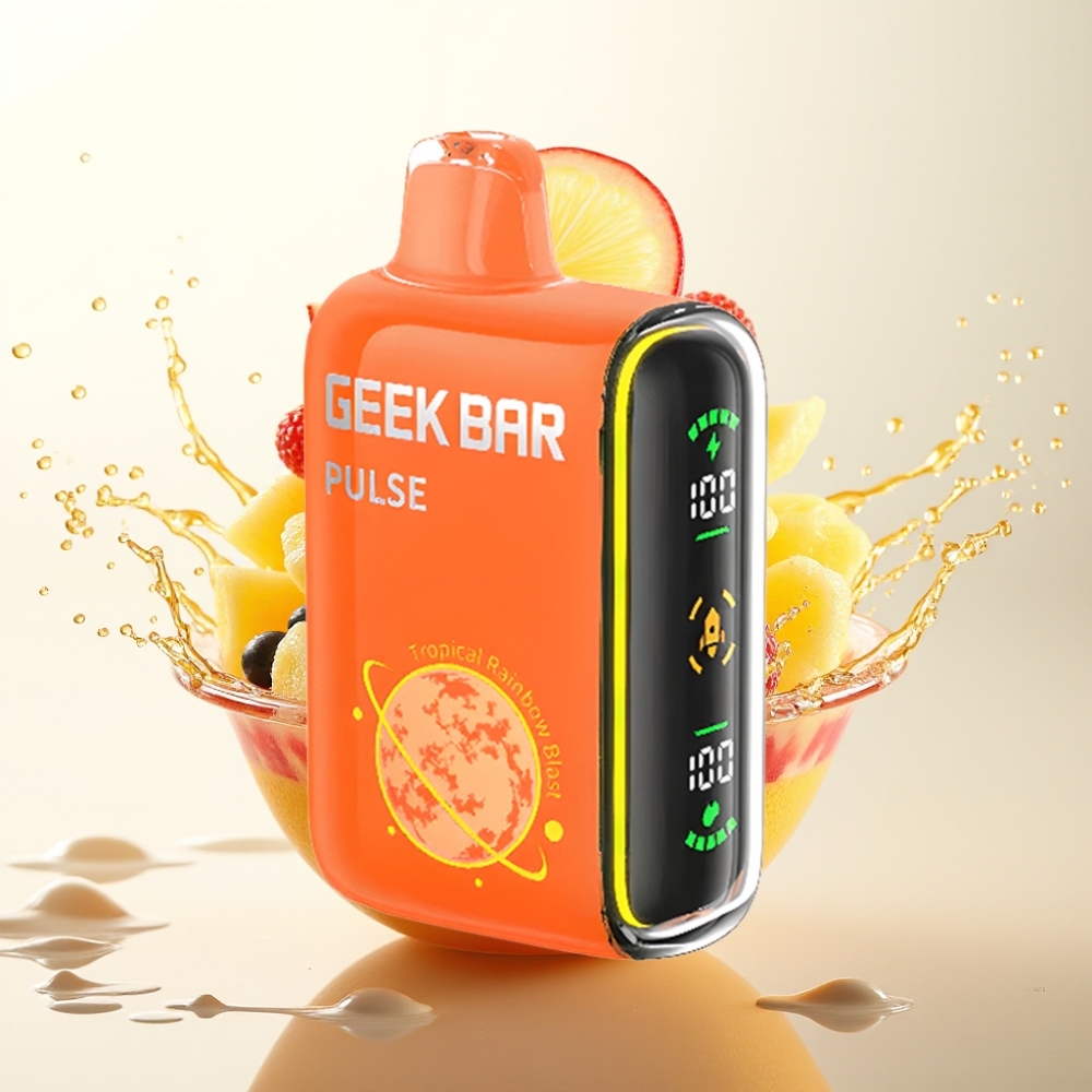 Geek Bar Pulse 15000 Puffov Planet Edition – 16ML, 5% Nikotina, Nastavljiv Pretok Zraka, 650 mAh, USB Type-C