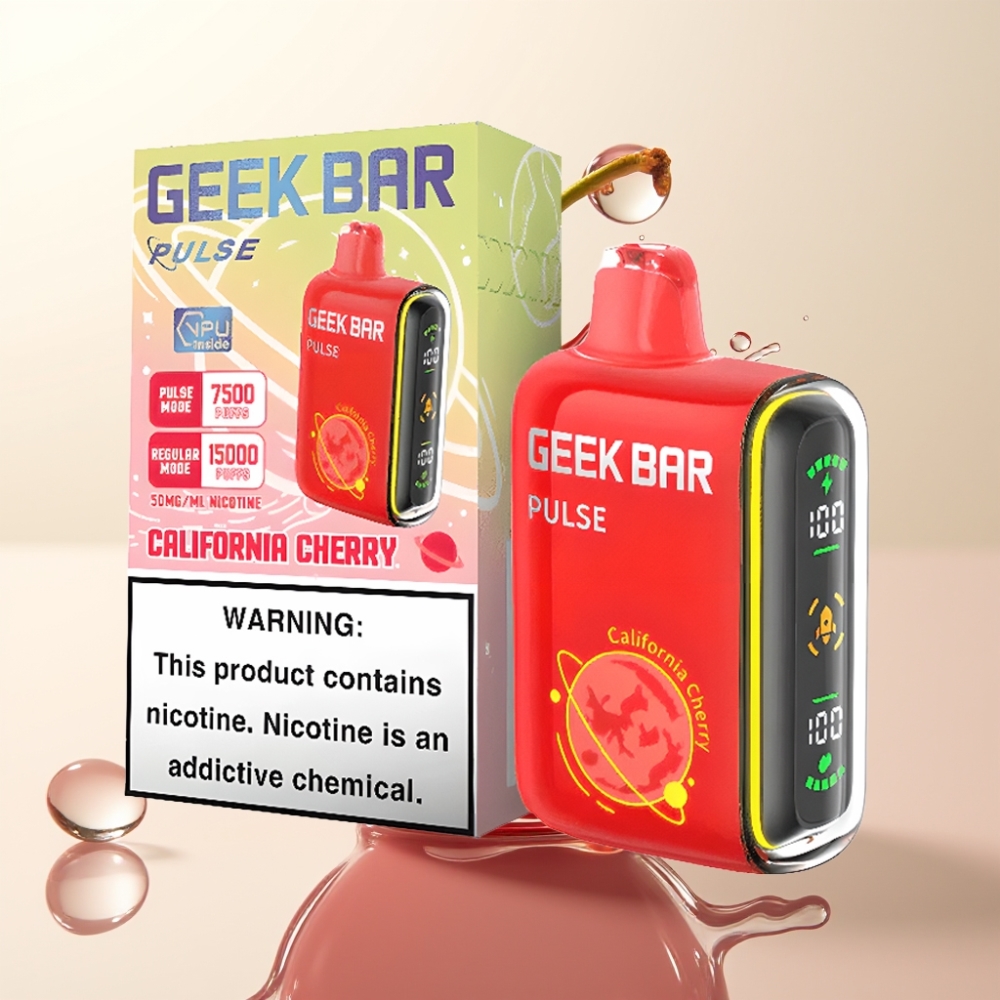 Geek Bar Pulse 15000 Puffov Planet Edition – 16ML, 5% Nikotina, Nastavljiv Pretok Zraka, 650 mAh, USB Type-C
