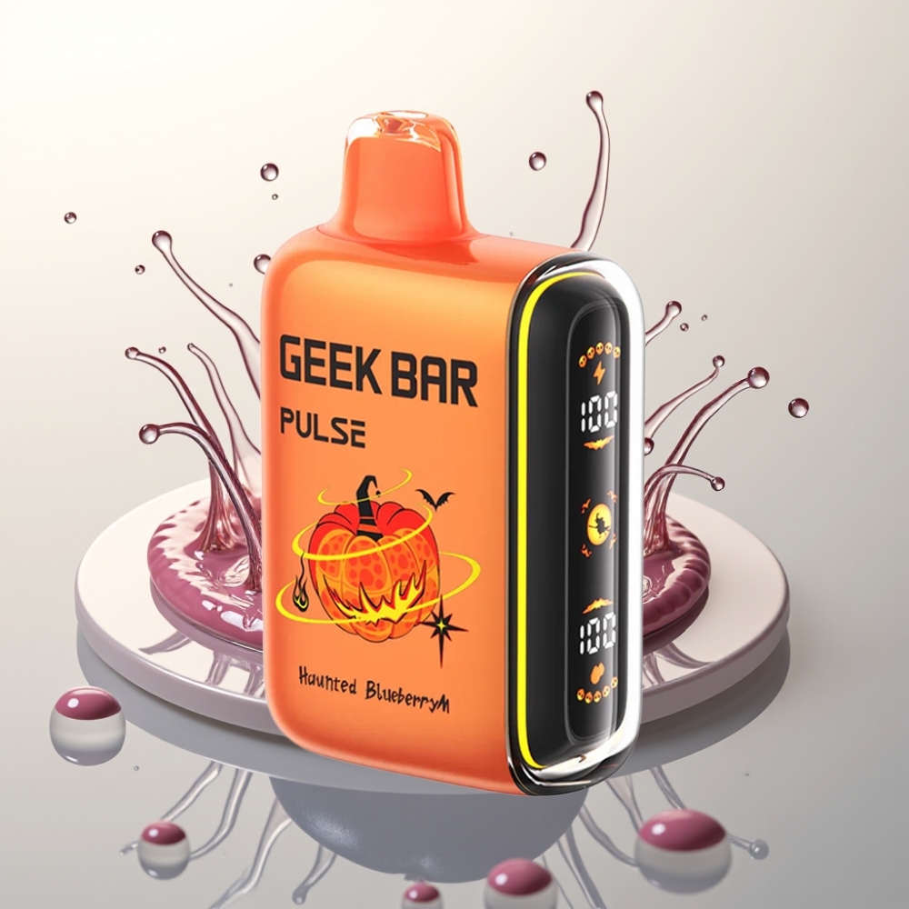 Geek Bar Pulse 15000 Puffs Disposable Vape Halloween Edition – 16ML, 5% Nikotin, Nastavljiv Pretok Zraka, USB Type-C
