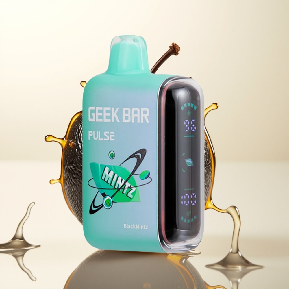 Geek Bar Pulse 15000 Pufov Enkratna Vapa Mintz Edition – 16ML, 5% Nikotina, 650 mAh, USB-C