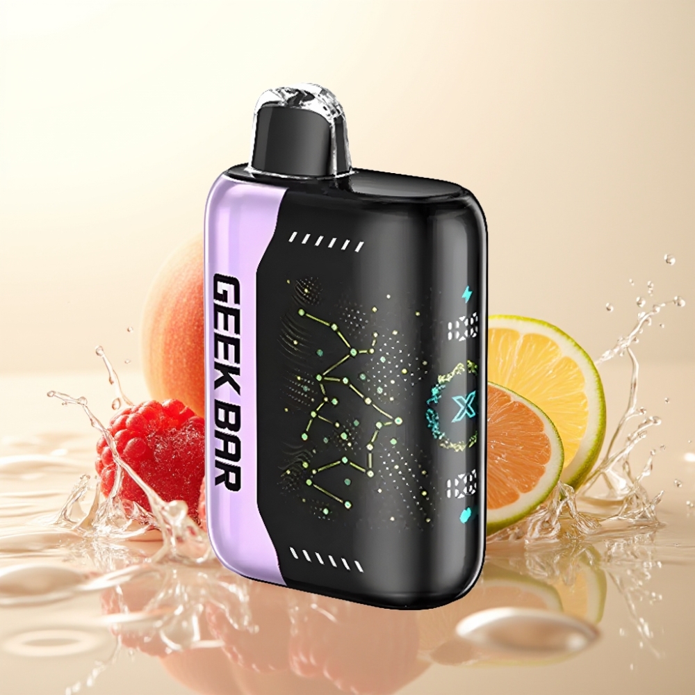 Geek Bar Pulse X 25000 Pufov Disposable Vape – Standardna Različica: 25000 Pufov, 18mL E-Tekočine, Dual Mesh Coil, USB-C, 0-5% Nikotina