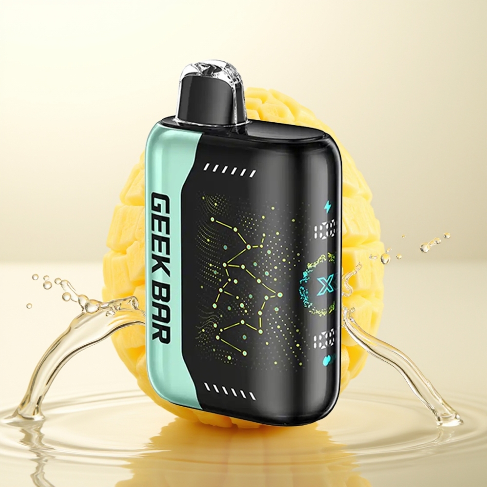 Geek Bar Pulse X 25000 Pufov Disposable Vape – Standardna Različica: 25000 Pufov, 18mL E-Tekočine, Dual Mesh Coil, USB-C, 0-5% Nikotina