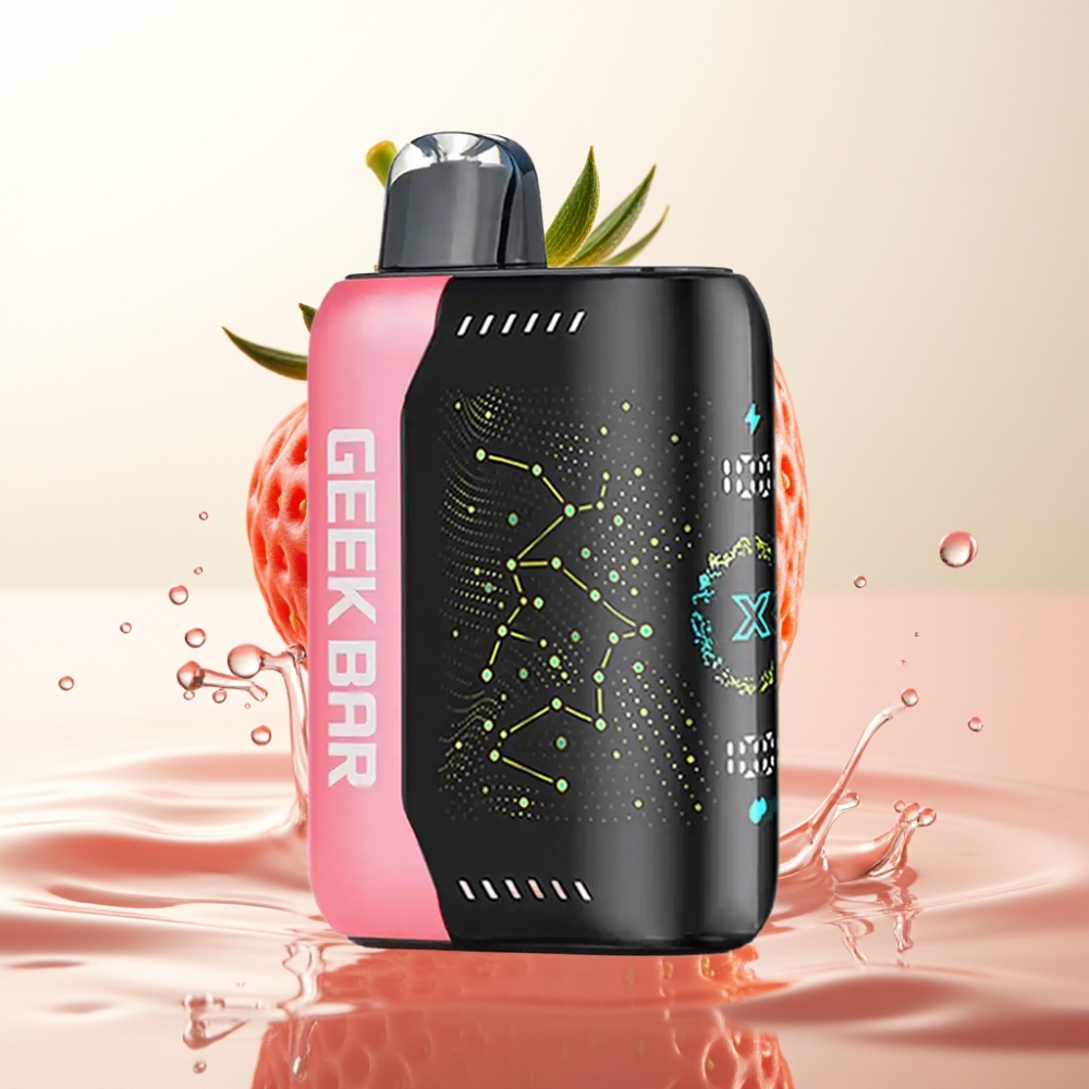 Geek Bar Pulse X 25000 Pufov Disposable Vape – Standardna Različica: 25000 Pufov, 18mL E-Tekočine, Dual Mesh Coil, USB-C, 0-5% Nikotina