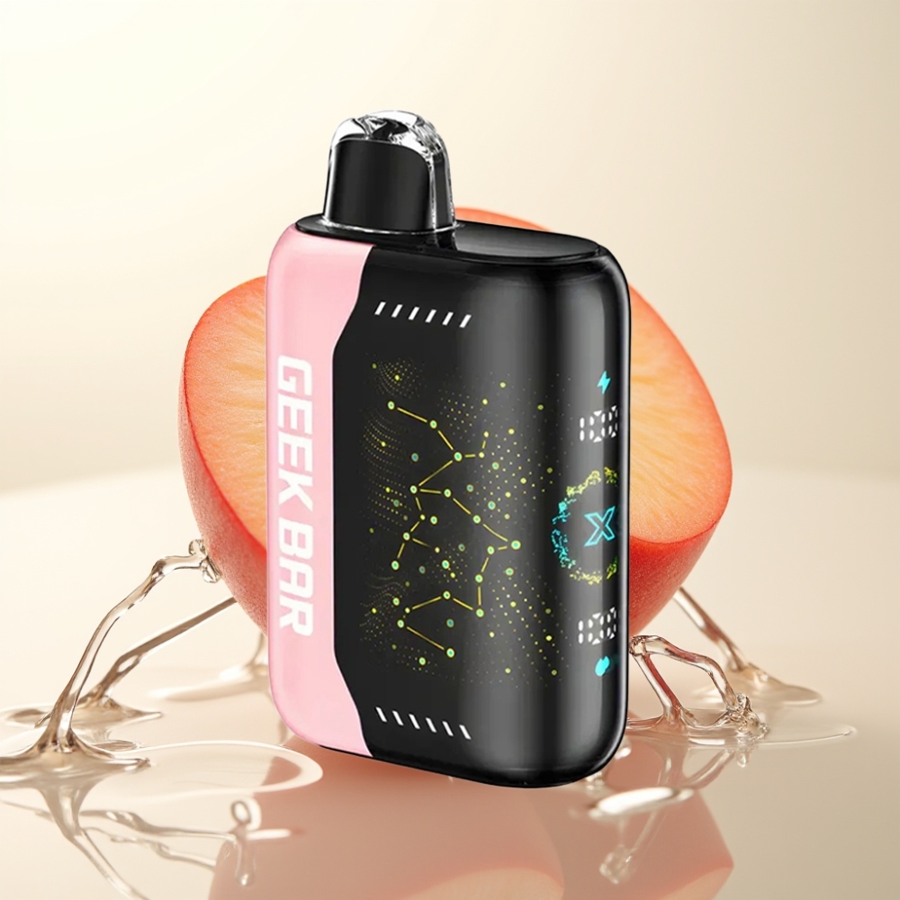 Geek Bar Pulse X 25000 Pufov Disposable Vape – Standardna Različica: 25000 Pufov, 18mL E-Tekočine, Dual Mesh Coil, USB-C, 0-5% Nikotina