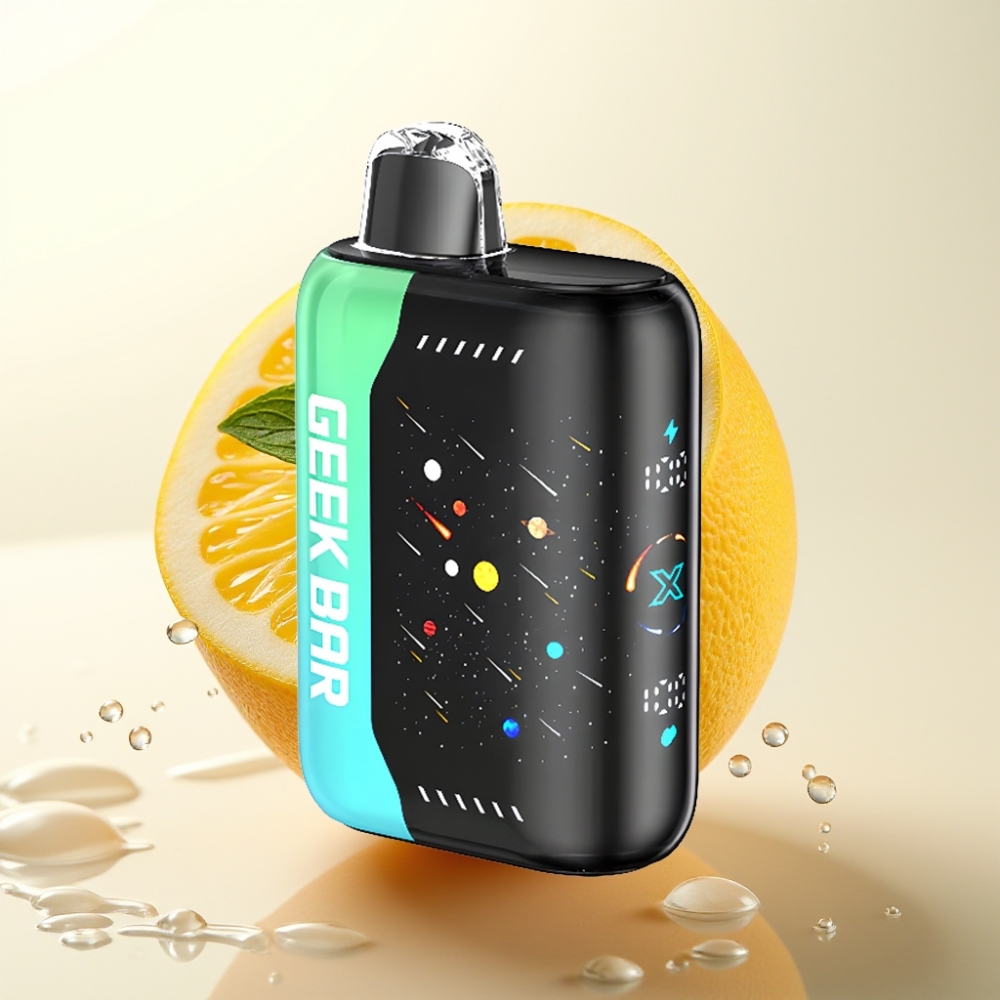 Geek Bar Pulse X 25000 Pufov Meteor Edicija – 18mL E-tekočina, Dual Mesh Coil, USB-C, 0-5% Nikotina