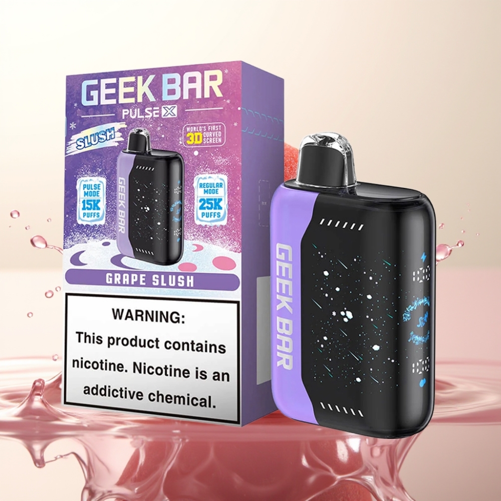 Geek Bar Pulse X 25000 Pufov Slush Edition – 18mL, Dual Mesh, USB-C, 0-5% Nikotina