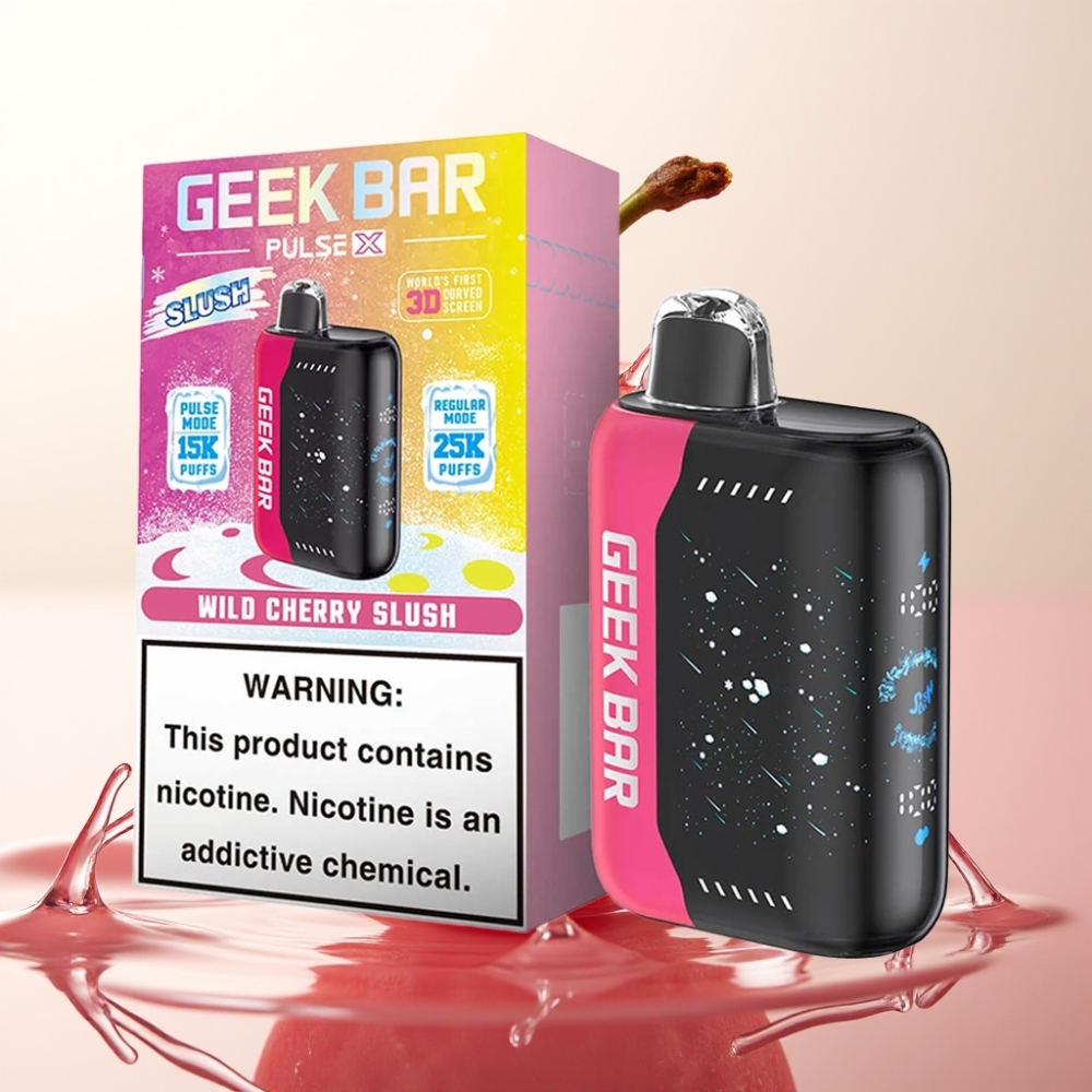 Geek Bar Pulse X 25000 Pufov Slush Edition – 18mL, Dual Mesh, USB-C, 0-5% Nikotina