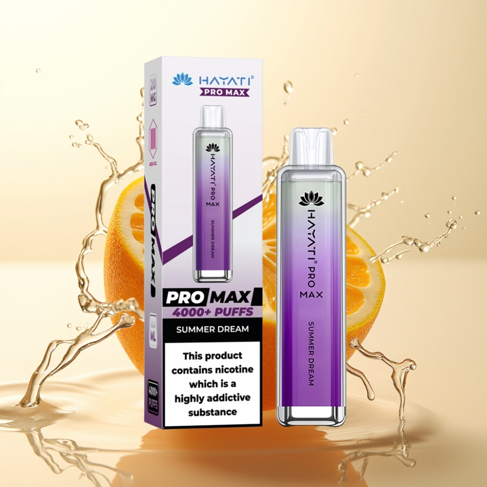 Hayati Pro Max 4000 Pof Dispozabilna Vapa Poletna Sanja in Hayati Pro Max 4000 Pof Dispozabilna Vapa