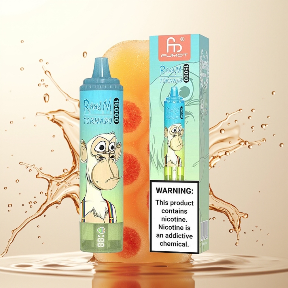 RandM Fumot Tornado 15000 Pufov Enkratna Vape Ledena Bombica