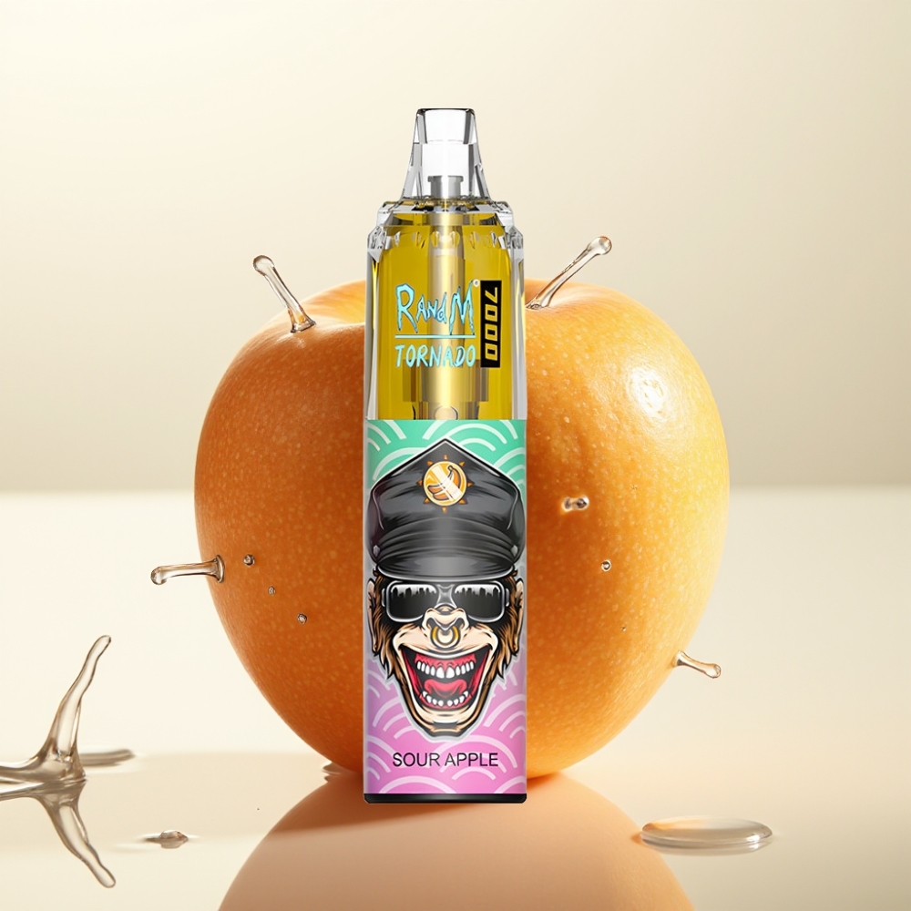 RandM Fumot Tornado 7000 Disposable Vape Sour Apple