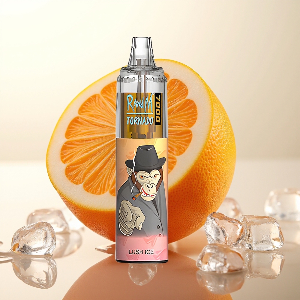 RandM Fumot Tornado 7000 Enkratna E-cigareta Lush Ice – 7000 Potegov