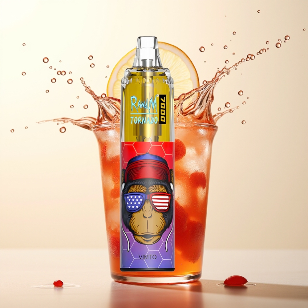 RandM Fumot Tornado 7000 Pufi Enkratna E-cigareta Vimto – 14 ML E-tekočina