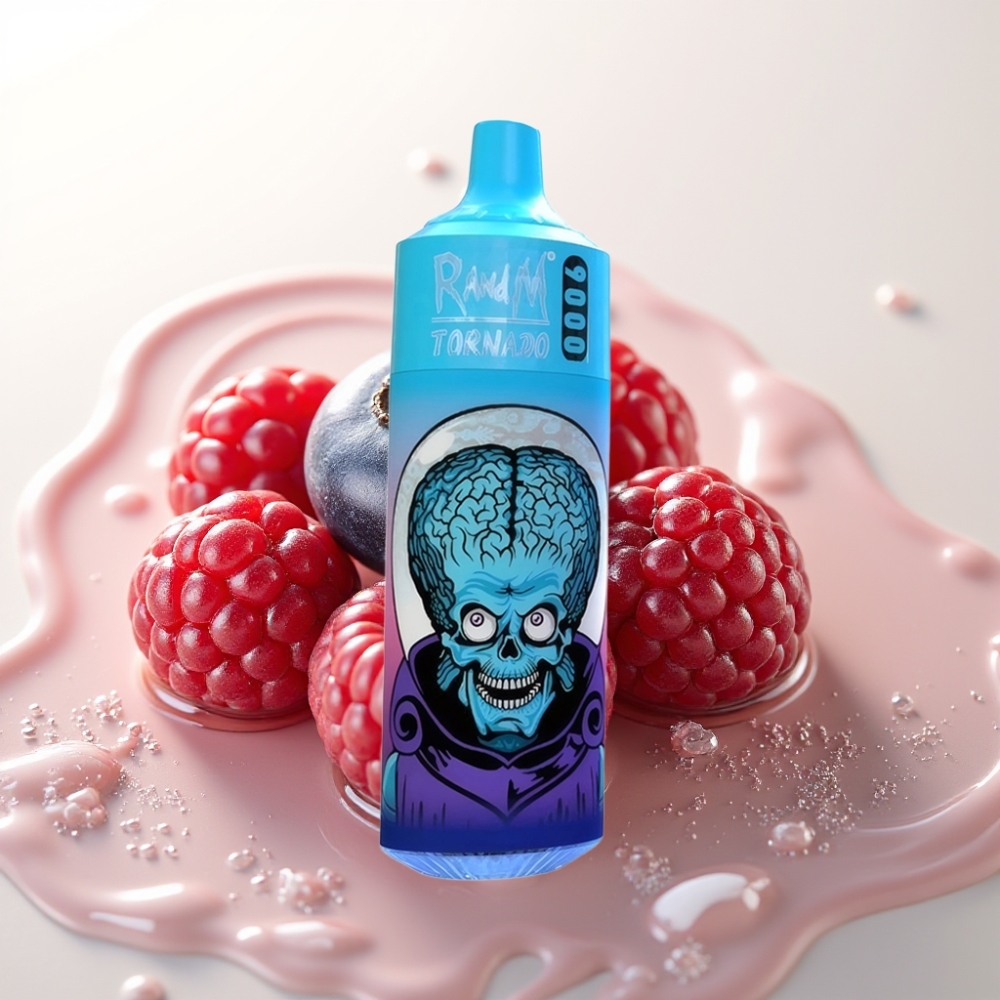 RandM Tornado 9000 Pufi Dispozabilni Vape z Borovnico