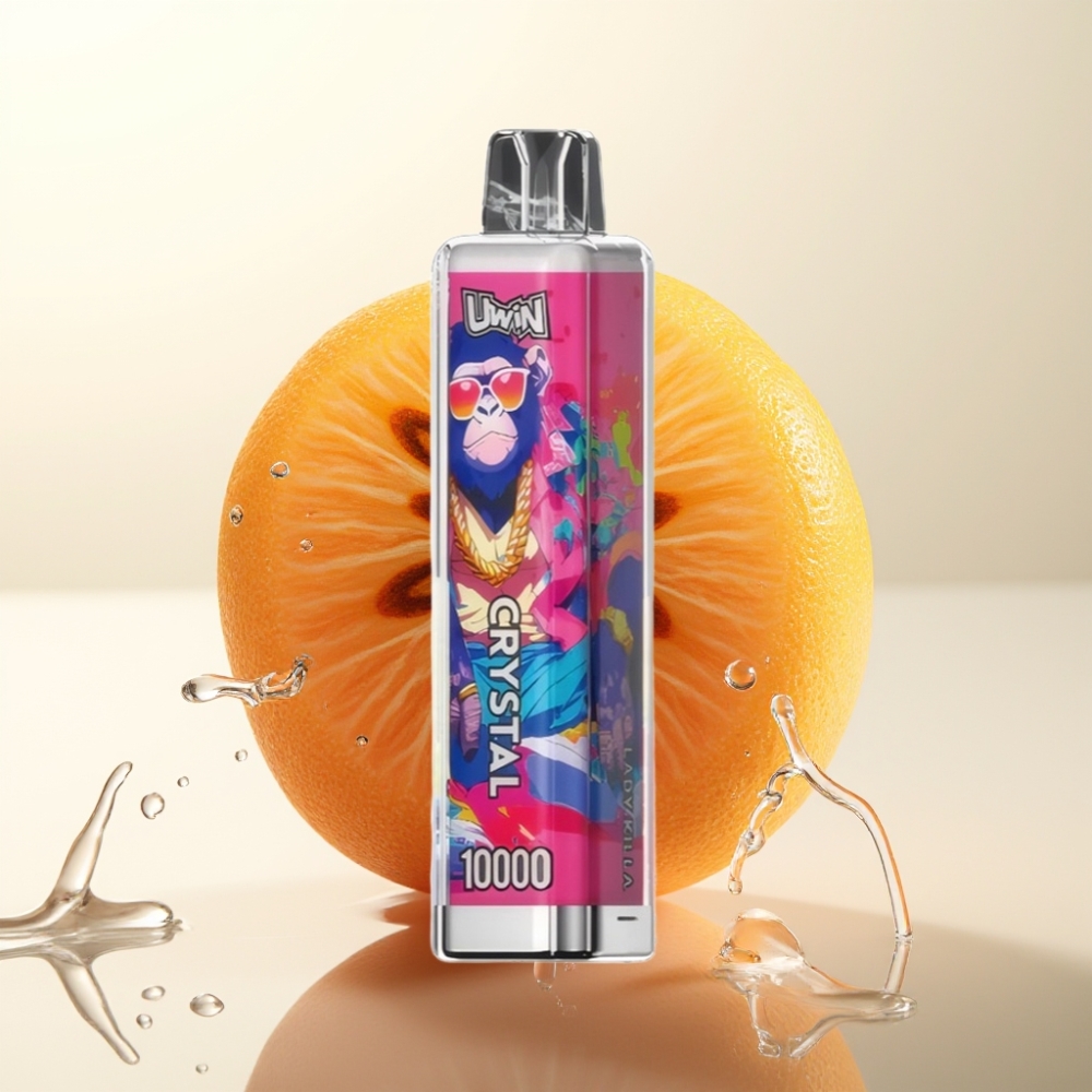 UWIN Crystal 10000 Puf Lady Killa Enkratna E-Cigareta z RGB Osvetlitvijo – 0%/2%/3%/5% Nikotina, 18ml, 650mAh, Type-C, 0.8 Ohm