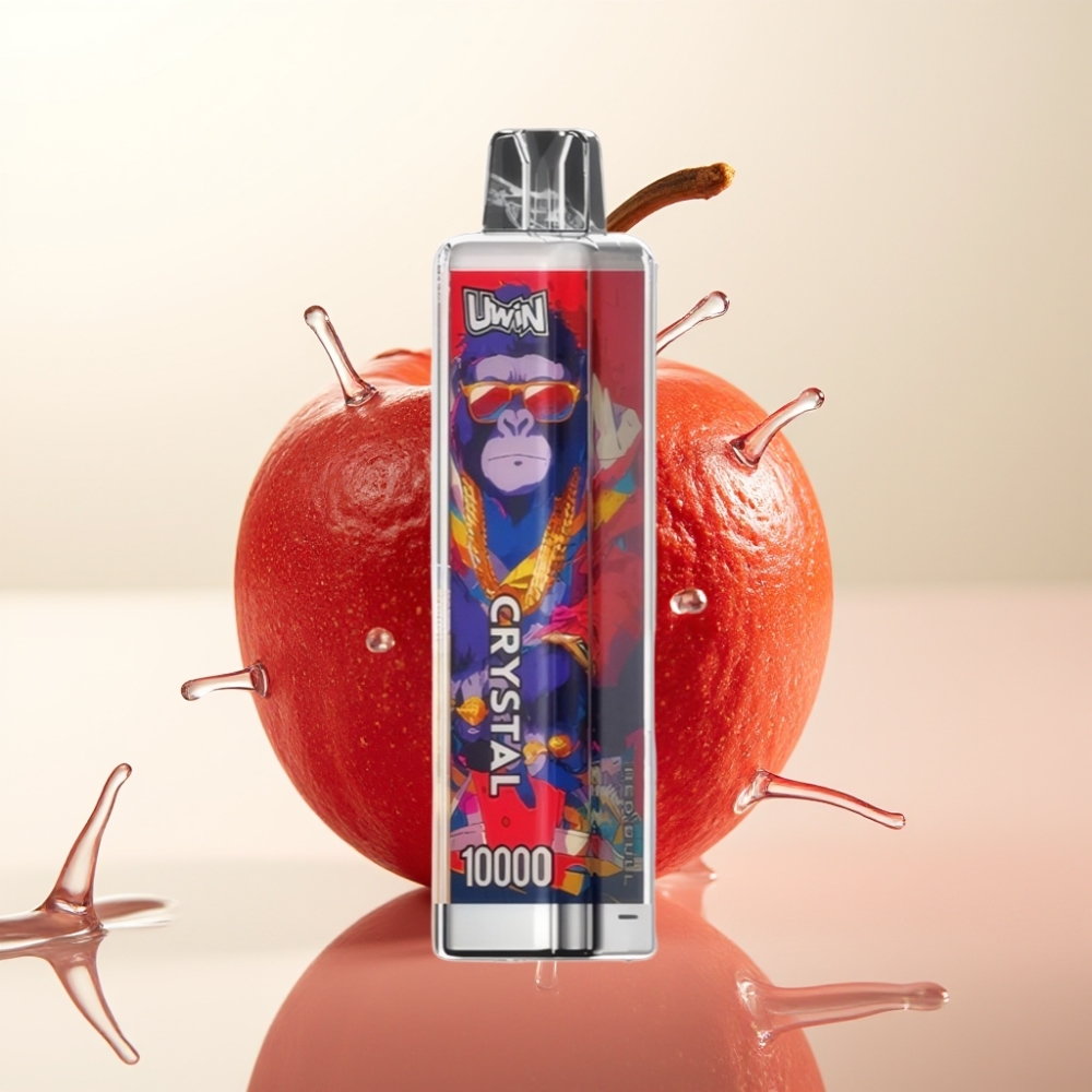 UWIN Crystal 10000 Puff Enkratna E-cigareta Red Bull - 0%/2%/3%/5% Nikotin, 18ml, 650mAh, RGB Osvetlitev