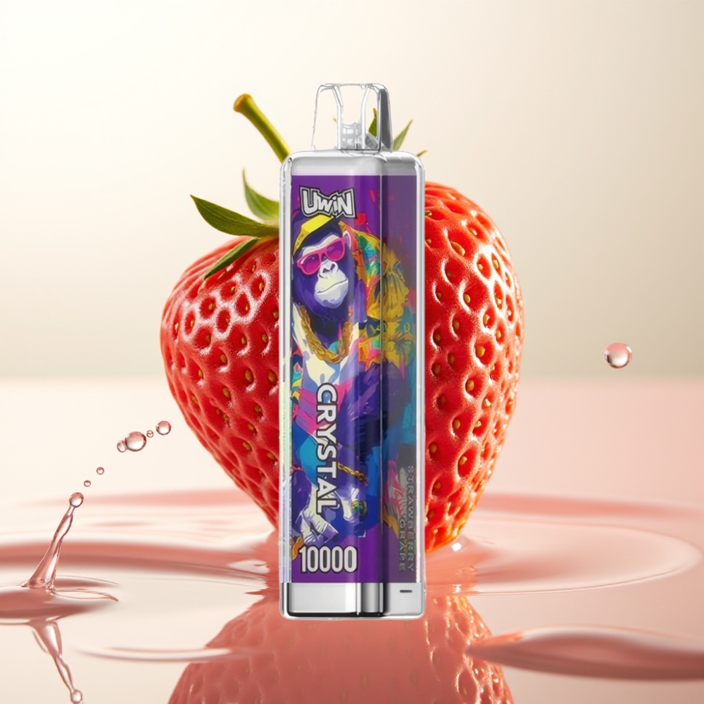 UWIN Crystal 10000 Puffov Enkratna Vape Jagoda Grozdje