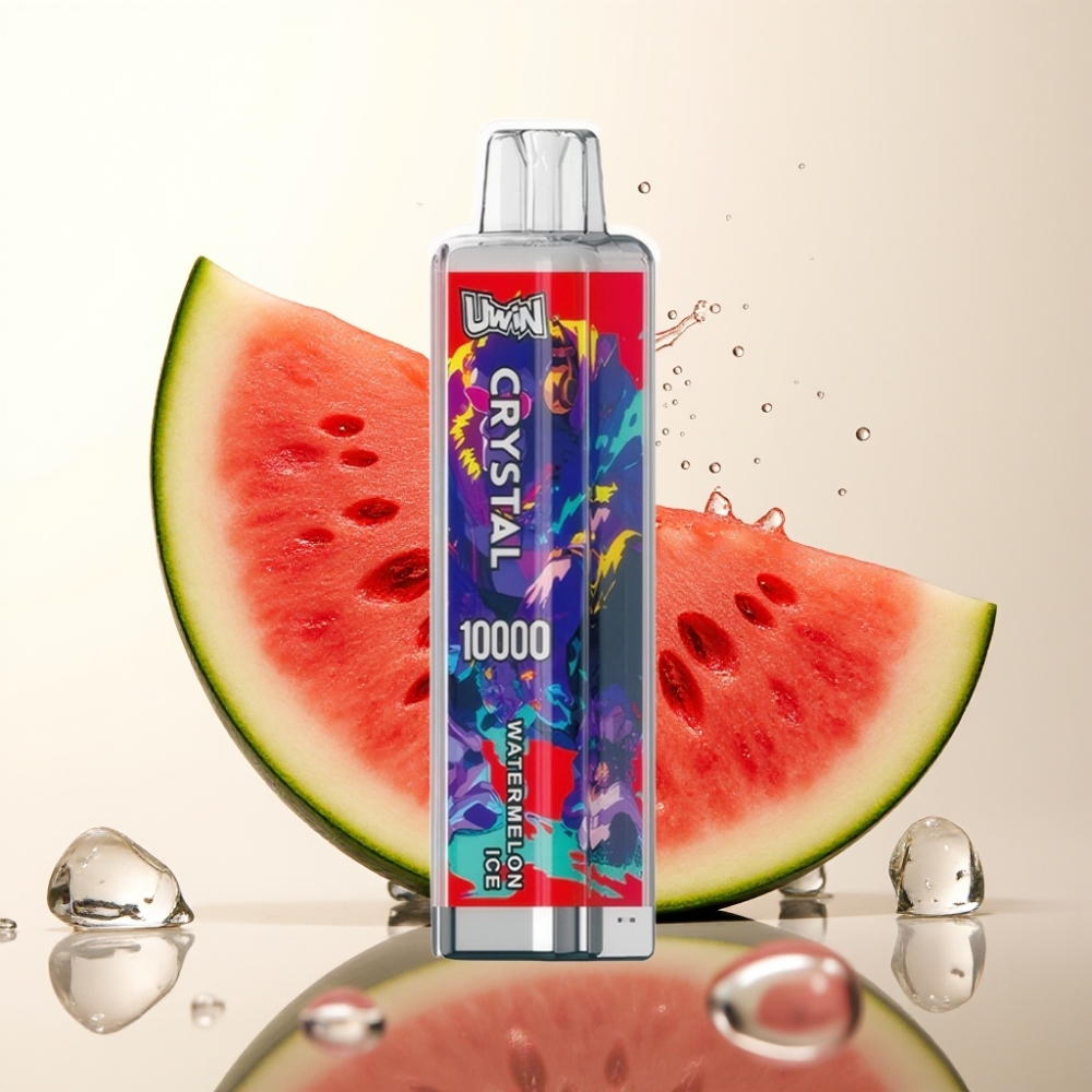 UWIN Crystal 10000 Puffov Enkratna Vape Lubenica Led z RGB Lučmi