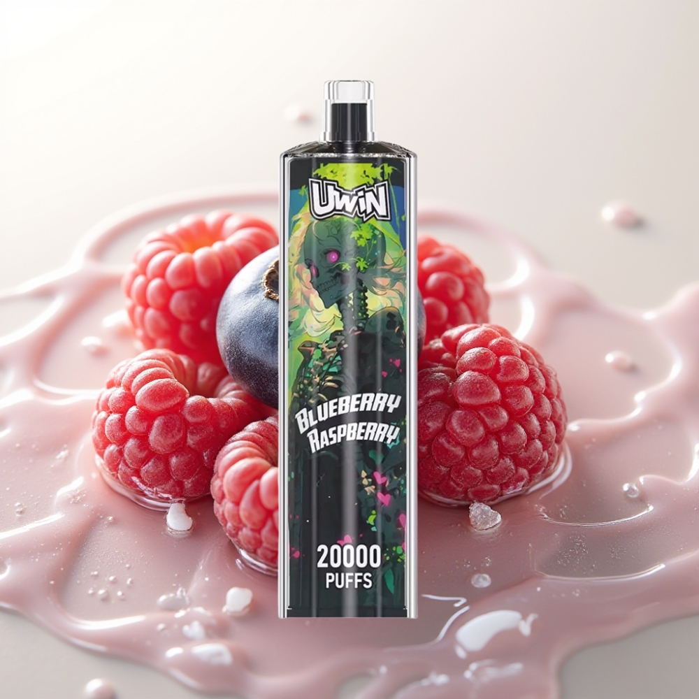Uwin Shisha Hookah Crystal 20000 Puffs Borovnica Malina – Brez Nikotina 0% 2% 3% 5%, 22ml, 650 mAh, Type-C, Mesh coil
