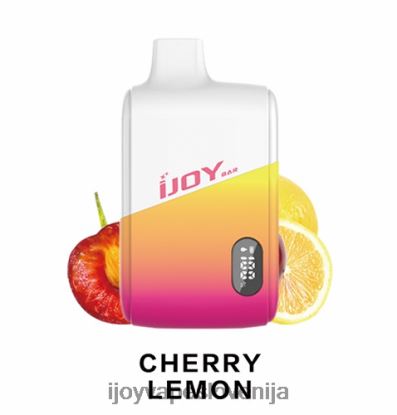 iJOY Vape Ljubljana TVF4X182 - iJOY Bar IC8000 za enkratno uporabo češnjeva limona
