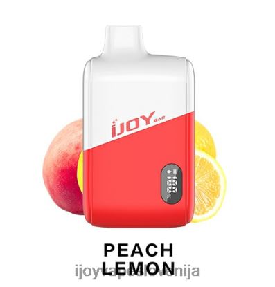 iJOY Vapes For Sale TVF4X190 - iJOY Bar IC8000 za enkratno uporabo breskev limona