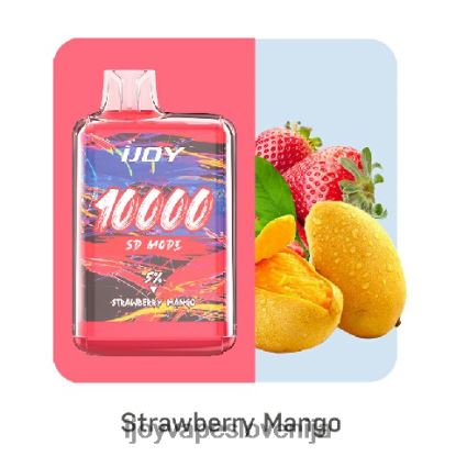 iJOY Vape Ljubljana TVF4X172 - iJOY Bar SD10000 za enkratno uporabo jagodni mango