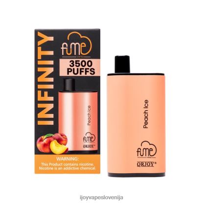 iJOY Store TVF4X104 - iJOY Fume Infinity za enkratno uporabo 3500 vpihov | 12 ml breskov led