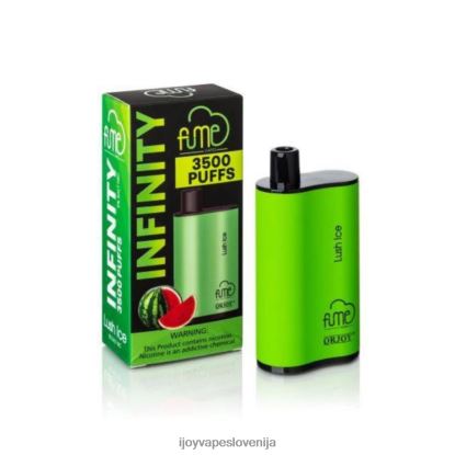 iJOY Vape Ljubljana TVF4X102 - iJOY Fume Infinity za enkratno uporabo 3500 vpihov | 12 ml bujni led