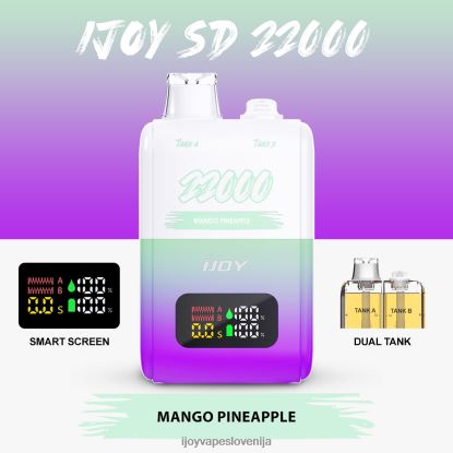 iJOY Bar Vape TVF4X157 - iJOY SD 22000 za enkratno uporabo mango ananas