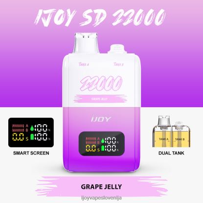 iJOY Vape Price TVF4X153 - iJOY SD 22000 za enkratno uporabo grozdni žele